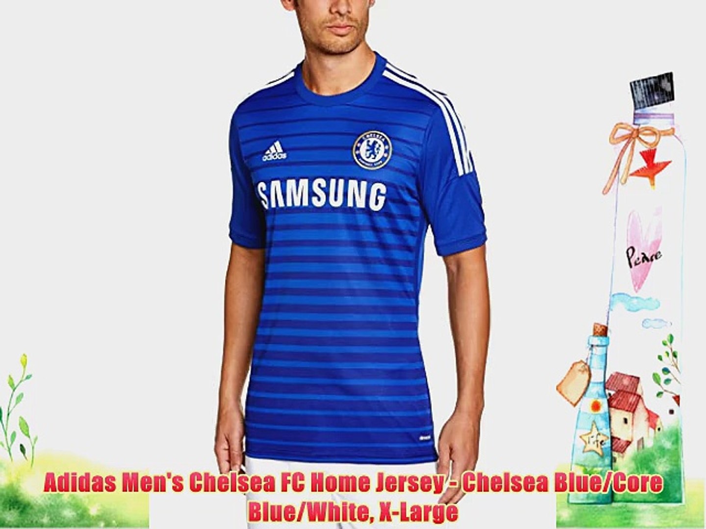 Adidas Men's Chelsea FC Home Jersey - Chelsea Blue/Core Blue/White ...