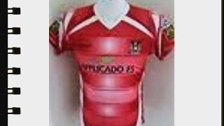 wigan warriors rl home rugby shirt ladies 2011