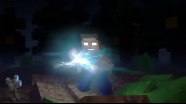 Херобрин против Нотча Эпичная битва Minecraft анимация