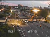 Ottawa Highway 417 Carling Ave Bridge Rapid Replacement (Time Lapse)