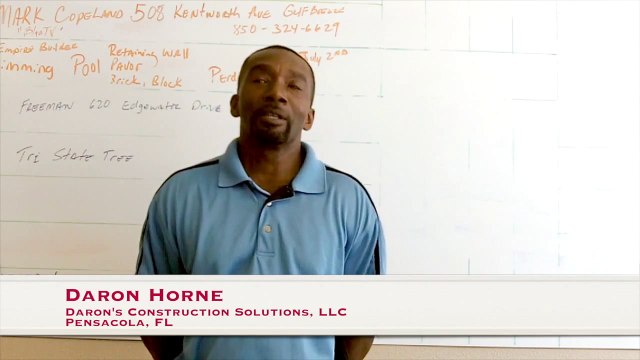 Daron Horne, Darons Contruction Solutions LLC, Pensacola