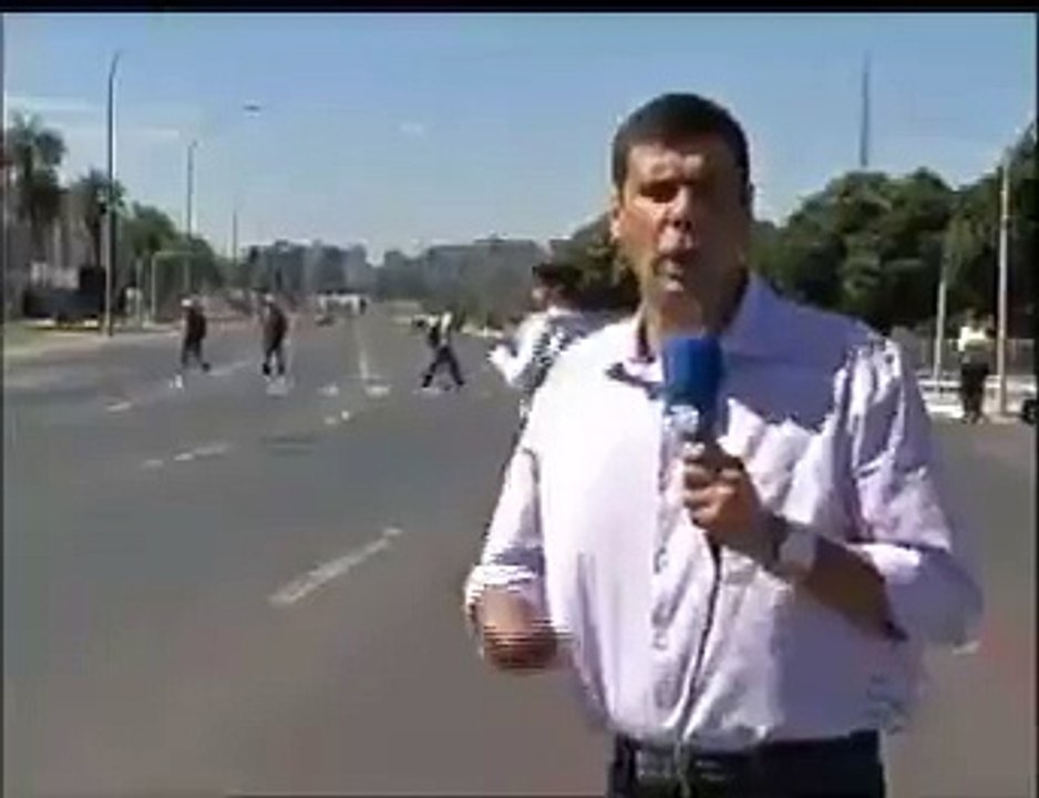 Policiais em protesto