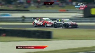 Slovakiaring2015 Race 1 Ficza Puncture Almost Crashes