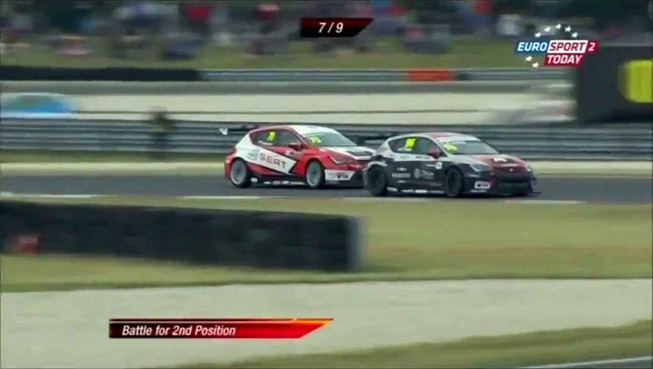 Slovakiaring2015 Race 1 Ficza Puncture Almost Crashes