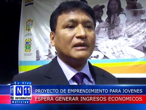 N11 Informativo DESDE EL ADRA CON EL PROYECTO DE EMPRENDIMIENTO PARA JOVENES ESPERAN INCREMENTAR INGRESOS ECONOMICOS Y PUESTOS DE EMPLEOS EN AL REGION