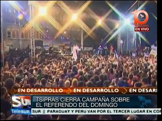 Tsipras: Construyamos una Grecia justa y una Europa democrática