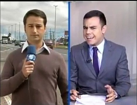 Flagrantes de acidentes nas vias