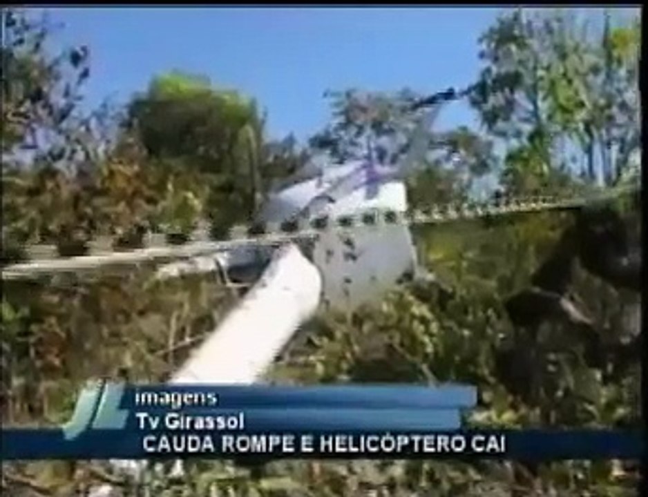 Queda de helicóptero