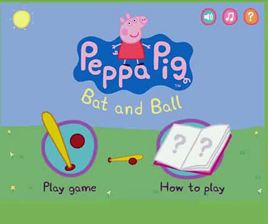 Peppa Pig Bat and Ball Nick Jr