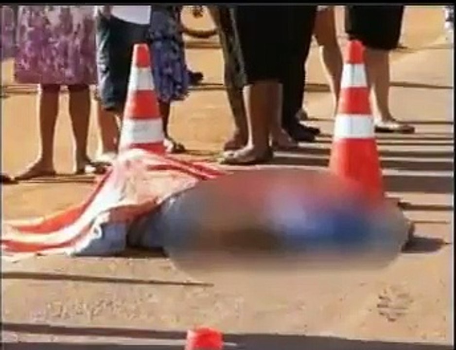 Manifestantes atropeladas