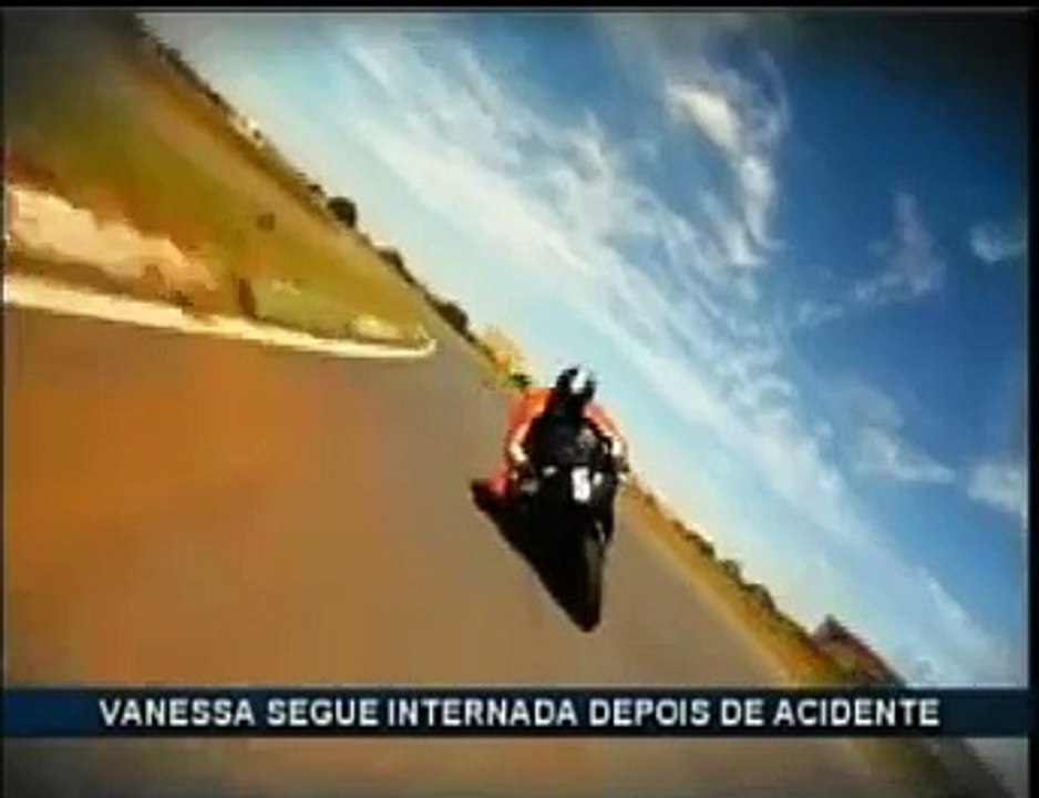 Após acidente de moto