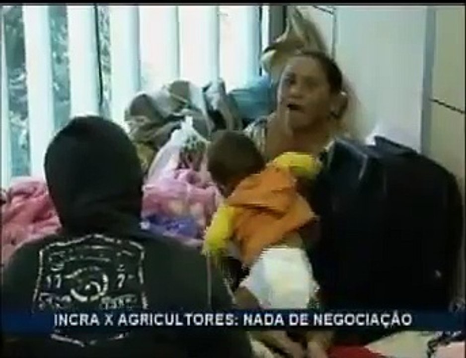 Protesto na sede do Incra