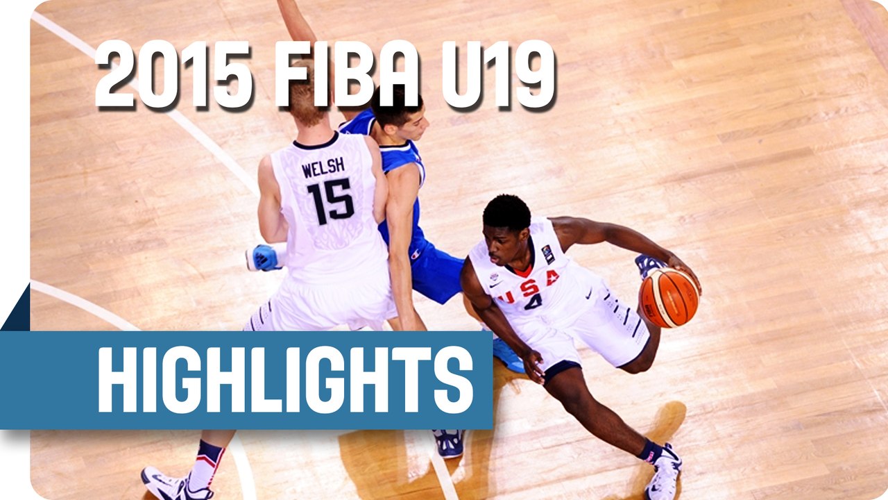 USA v Italy - Quarter-Final Game Highlights - 2015 FIBA U19 World Championship