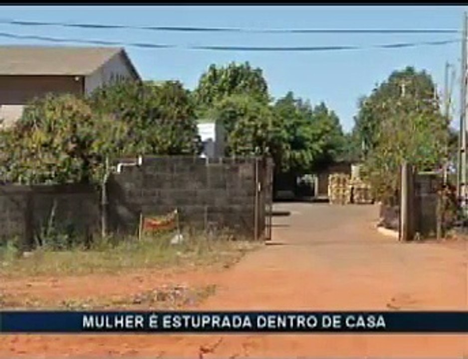 Grávida estuprada em casa
