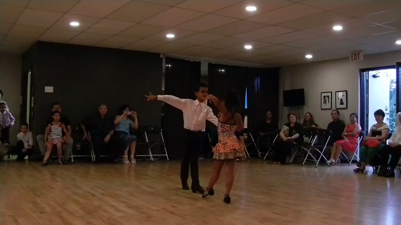 Kids dancing Cha cha cha Ottawa dance sport summer show 2k15