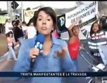 Protesto na Avenida das Nações