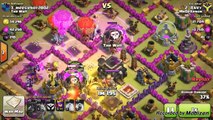 CoC Clan Wars Attacking | Clash Of Clans Dragons Minions Balloons in Clash Of Clans
