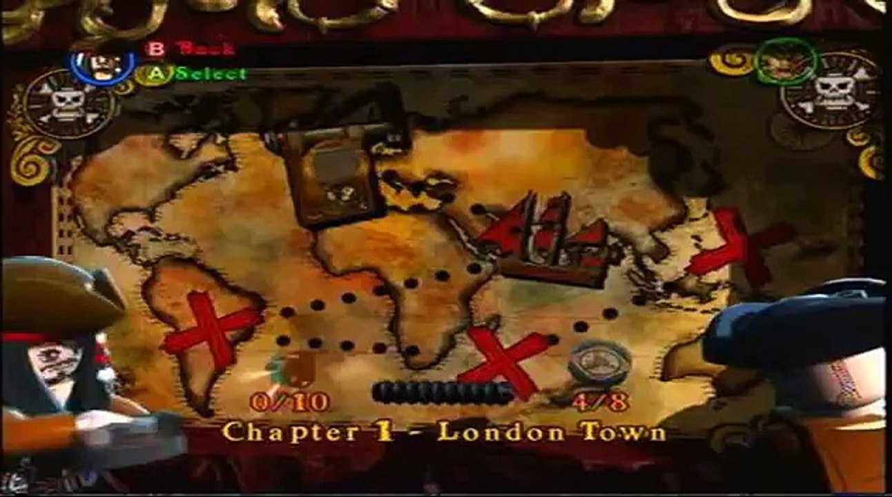 Lego Pirates of the Caribbean Walkthrough 4-1 London Town