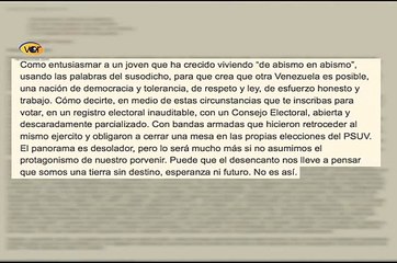 Este es el mensaje de Laureano Márquez dirigido a los jóvenes