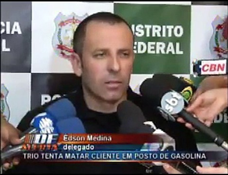 Baleado posto de gasolina