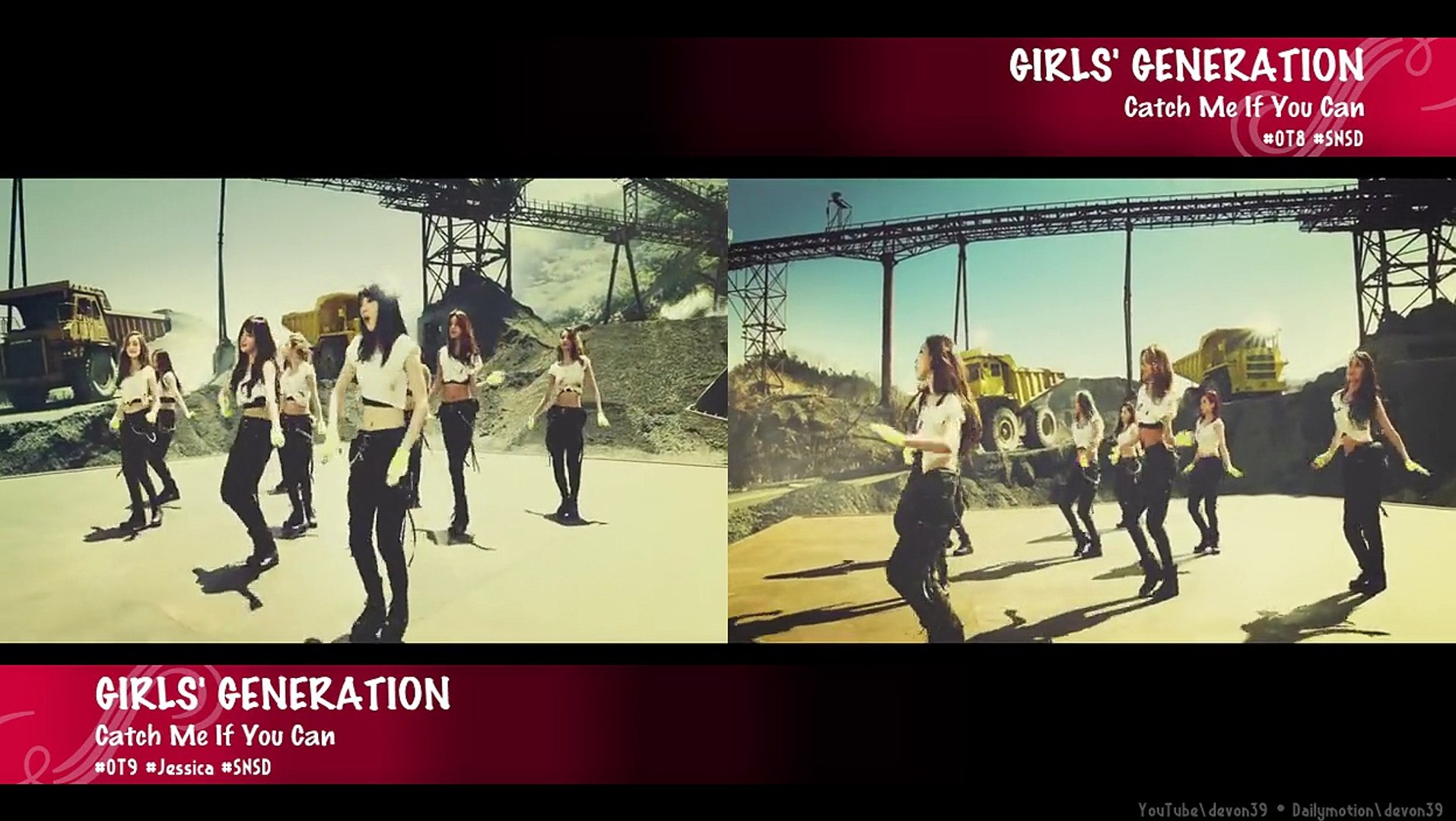 Snsd Catch Me If You Can Ot9 Vs Ot8 Video Dailymotion