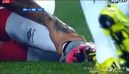 Paolo Guerrero Inured Peru 0-0 Paraguay