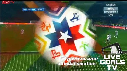 P. Guerrero Fantastic Chance - Peru 0-0 Paraguay