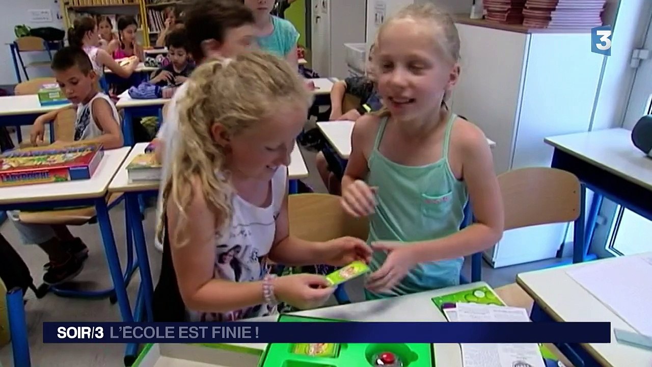 L'école est finie, place aux vacances