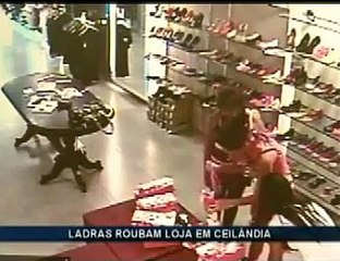 Mulheres roubam loja em Ceilândia