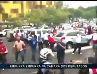 Protesto na Câmara dos Deputados