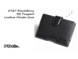 PDair AT&T BlackBerry BB Passport Leather Holster Case