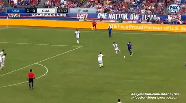 2-0 Timothy Chandler Amazing Goal | USA v. Guatemala 03.07.2015
