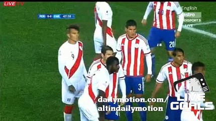 Andre Carrillo Amazing Goal Peru 1-0 Paraguay
