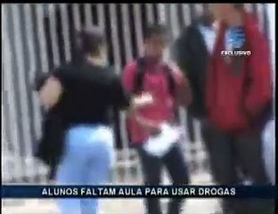 Consumo de drogas em escola