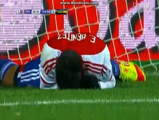 Edgar Benitez miss open goal Peru 1-0 Paraguay