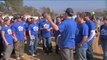 Jimmy Kimmel Live Staff Volunteers with Habitat for Humanity