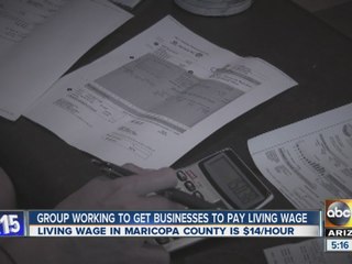 Valley organization works to convince Arizona businesses to pay a living wage