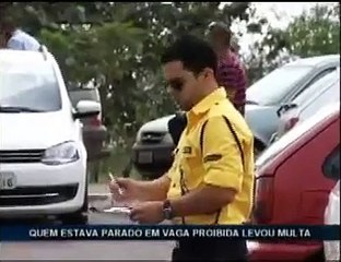 Detran multa carros em Taguatinga