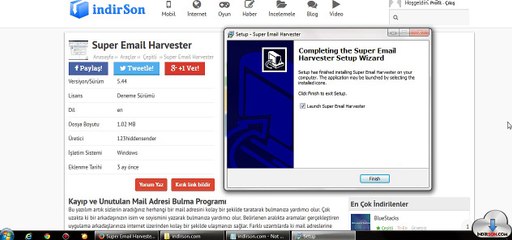 Super Email Harvester kurulum kullanım