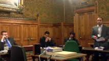 Faiz Baluch speaking at an event in House of Commons UK