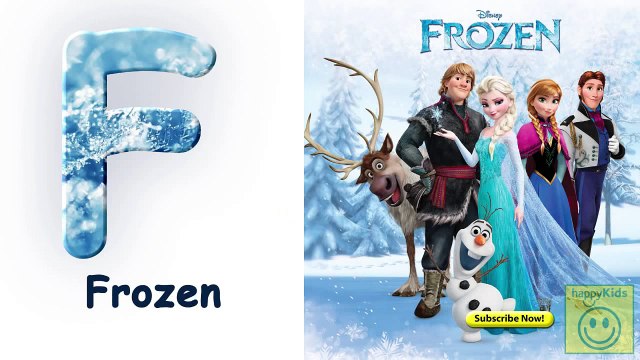 Frozen ABC Song - Alphabet Song - ABC Nursery Rhymes - ABC Songs for Children - Baby Songs