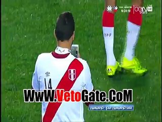 "سيلفى"لاعب بيرو بالتتويج بالمركز الثالث بكوبا امريكا