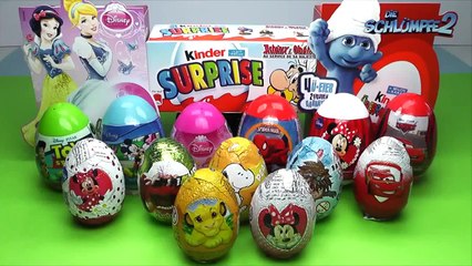 40 Surprise eggs Kinder Surprise Маша и Медведь Disney Pixar 2015