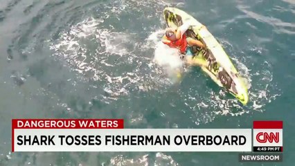 Shark tosses fisherman overboard  -  most latest popular videos  -  la plupart des vidéos populaires derniers