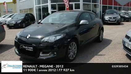 Annonce Occasion RENAULT Megane Coupe 1.5 dCi110 FAP Ener GT-Line eco² 2012