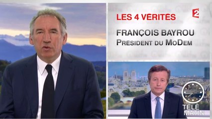 François Bayrou, invité des 4 Vérités sur France2 - 030715