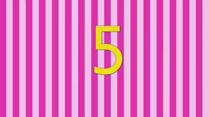 English Spelling lessons for Children and Adults - Learn to spell the number 'Five' in English