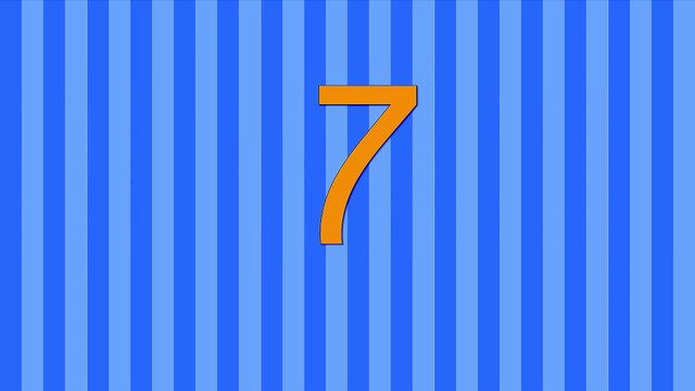 Spelling video lessons for Toddlers, Children, Kids, Adults. Learn to spell 'Seven' in English