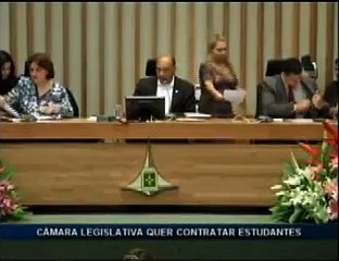 Estagiários na CLDF