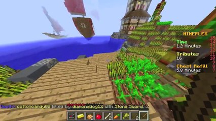 Minecraft HUNGER GAMES Ep 4  - DIAMOND Sword?
